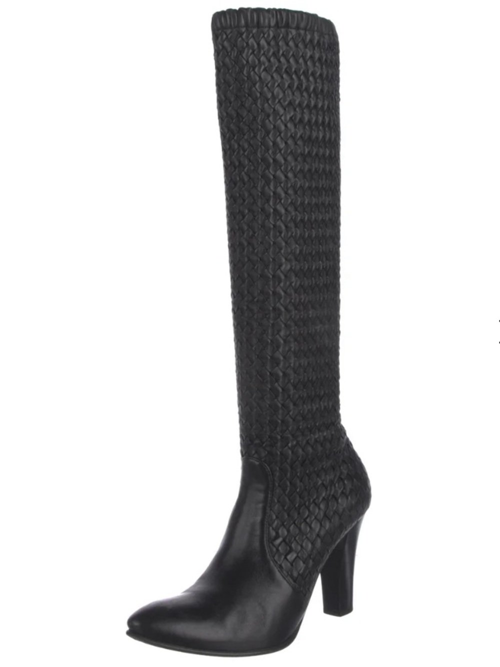 Bottega Veneta Black High-Heel Knee Boot - Picture 2 of 5
